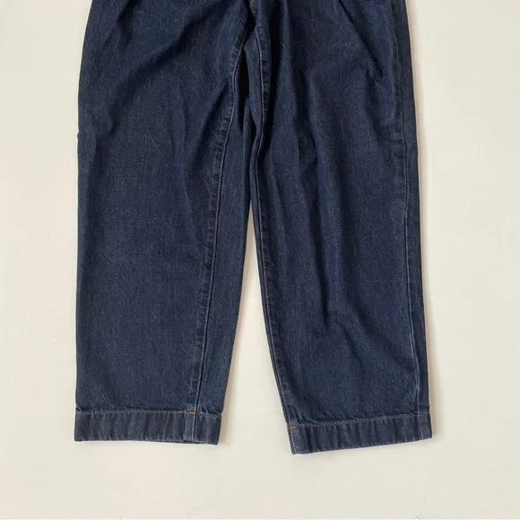 Banana Republic Luxe Mid Rise Straight Denim Jeans Dark Wash, Size 28/6 Regular - Picture 9 of 14